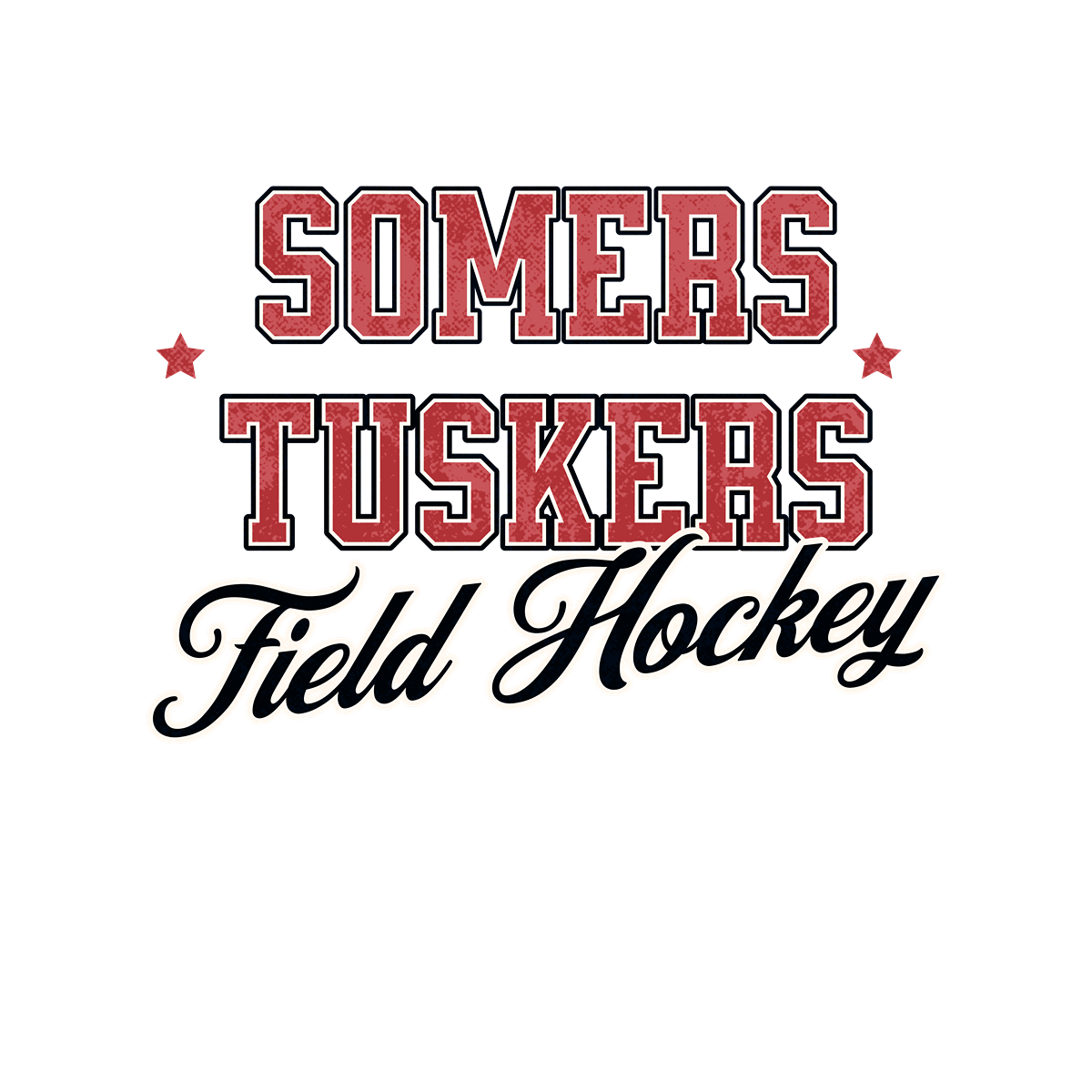 Somers Tuskers Sports Sweatshirt - Arch Name