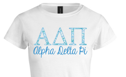 Alpha Delta Pi Lilly Pulitzer T-shirt