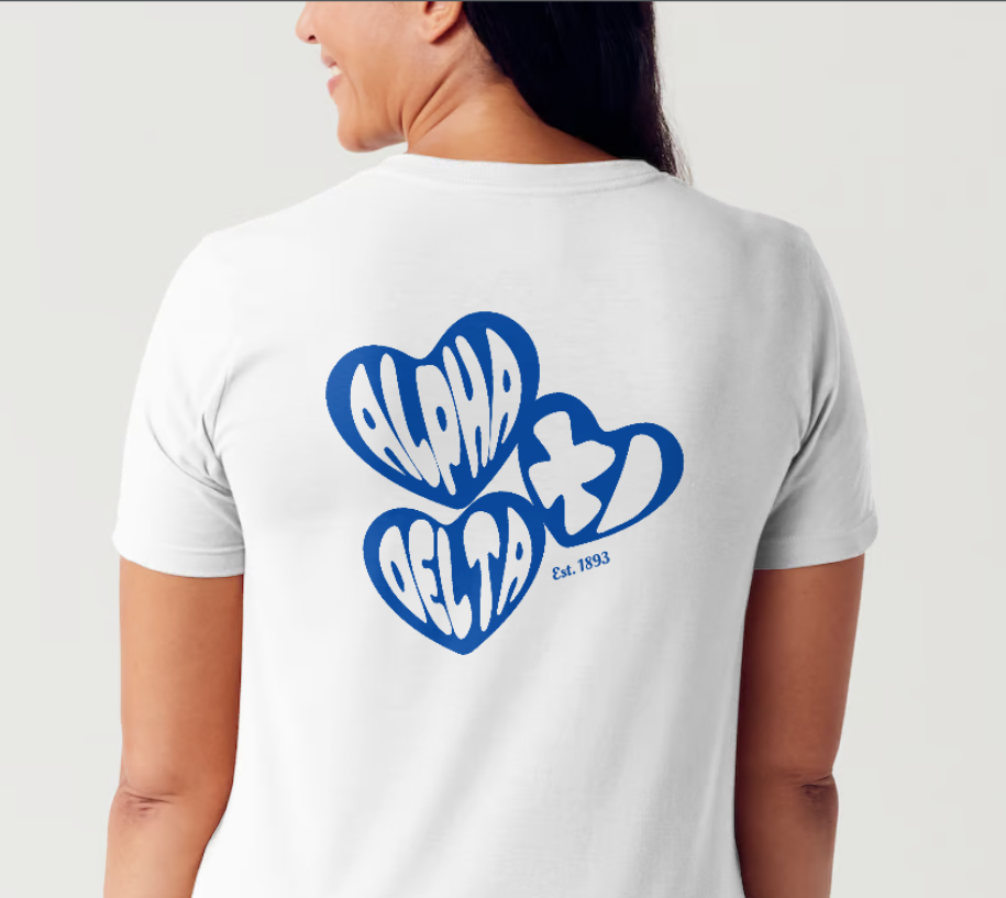 Alpha Xi Delta Heart T-Shirt