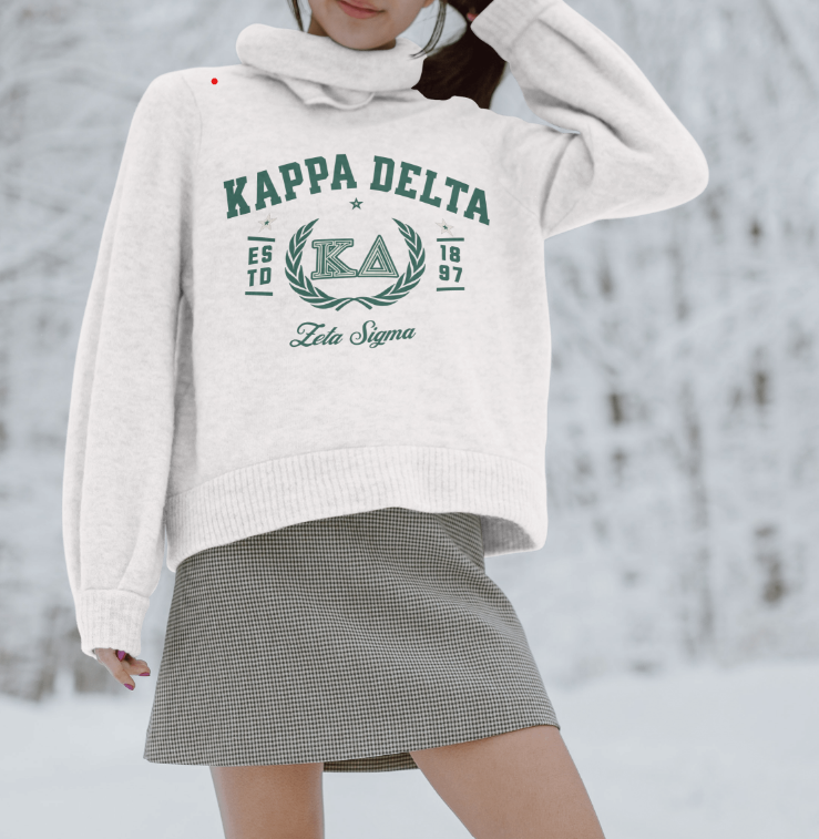 Sorority Name and Letter Hoodie Sweatshirt